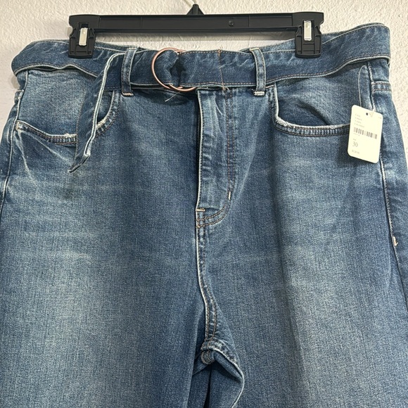 Free People We the Free Wide-Leg Blue Denim Jeans - Picture 5 of 8